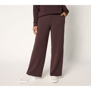Maya J Women's Petite Pants 3XP ScubaLuxe Le Chic Pant Brown A703688